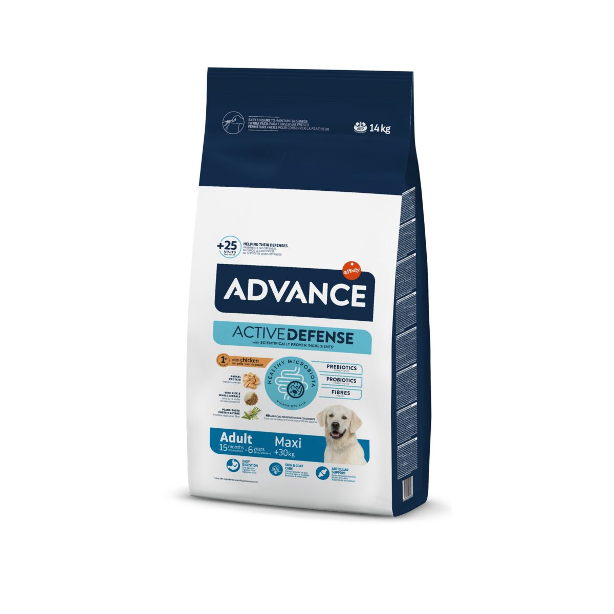 ADVDOGMAXIADULTCHICKEN&RICE 14KG WEPET CÃO
