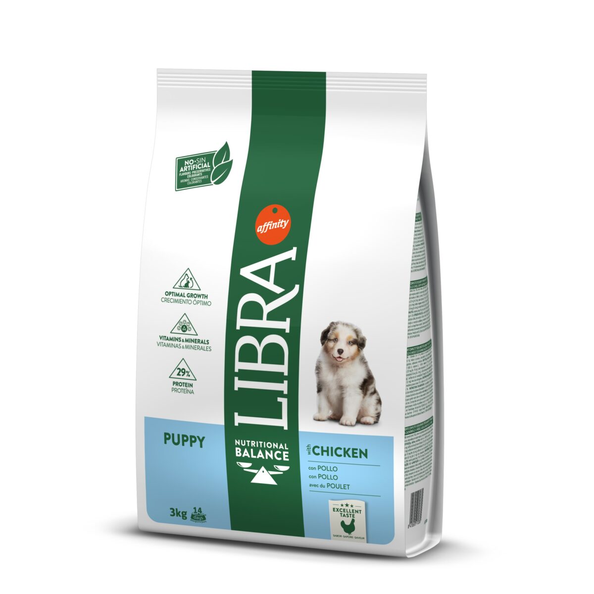 3 LIBRACAO(PUPPY)JUNIORFRANGO 3KG WEPET CÃO