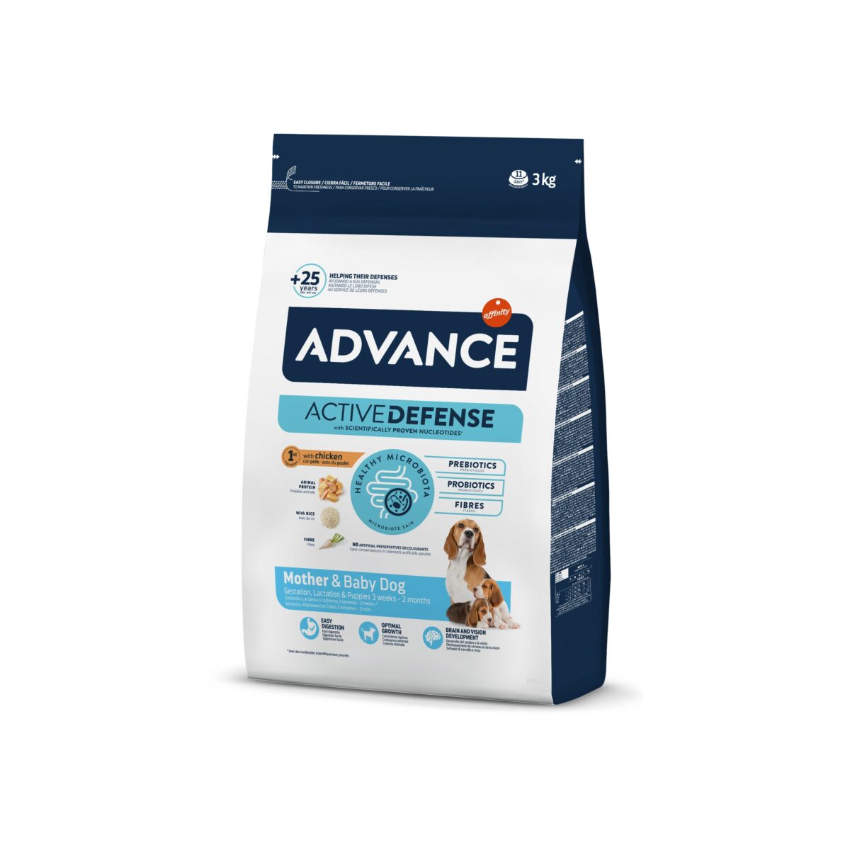 ADVDOGINITIAL CHICKEN&RICE 3KG WEPET CÃO