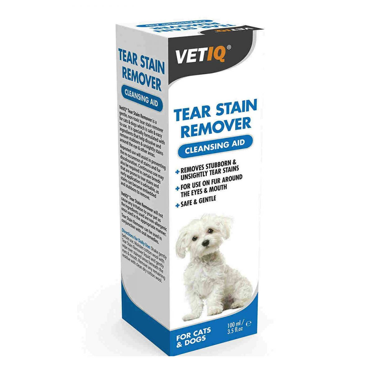 tear stain remover 100ml vetiq