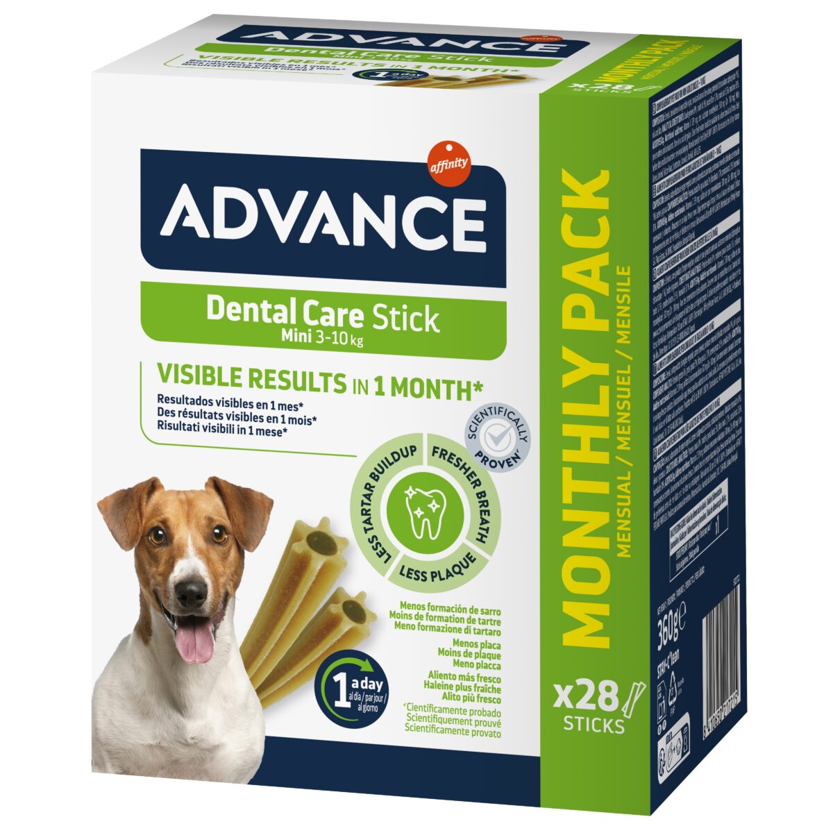 ADV DOG SNACKS MINI DENTAL CARE MULTIPACK 360GR ADV DOG SNACKS MINI DENTAL MULTIPACK 360 GR WEPET