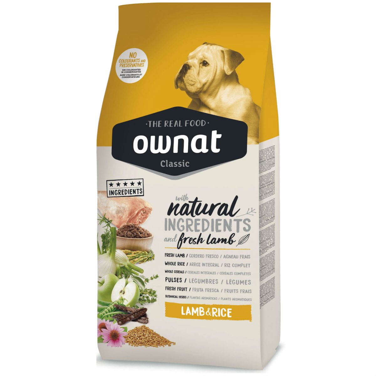 ownat classic cão lamb e rice