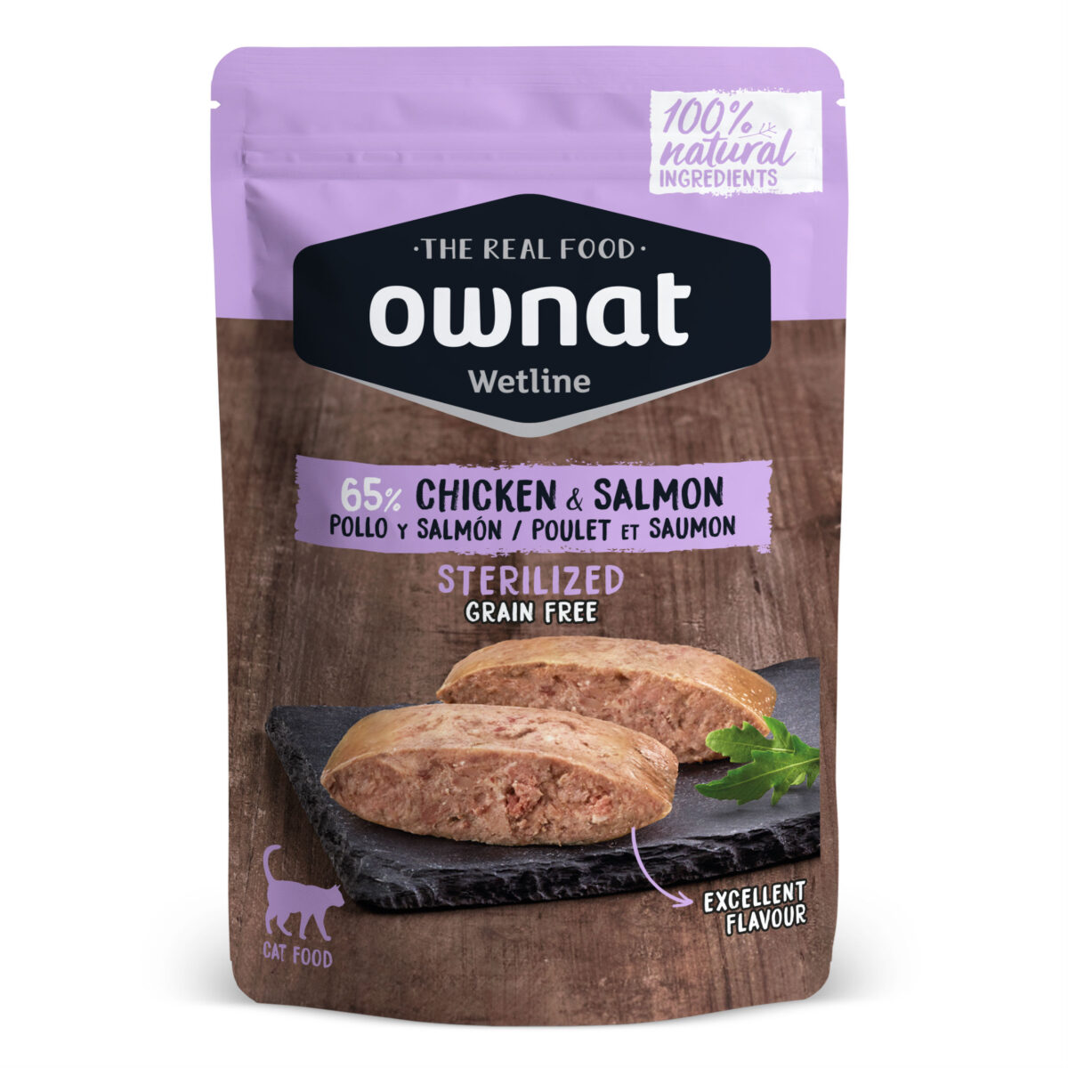 ownat steril gato chicken & salmon