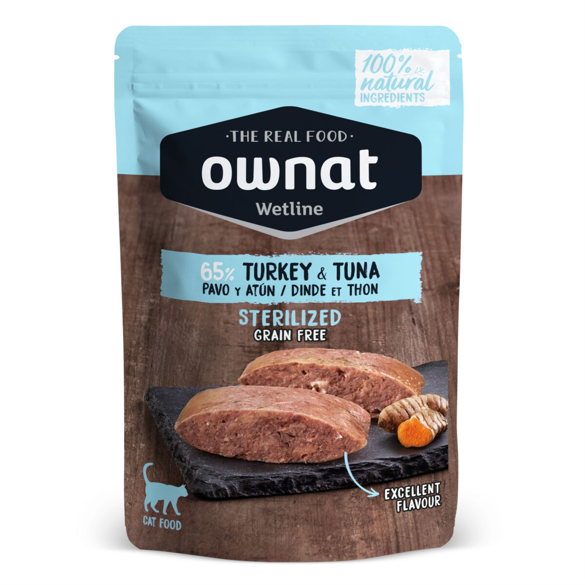 ownat wet gato steril turkey & tuna