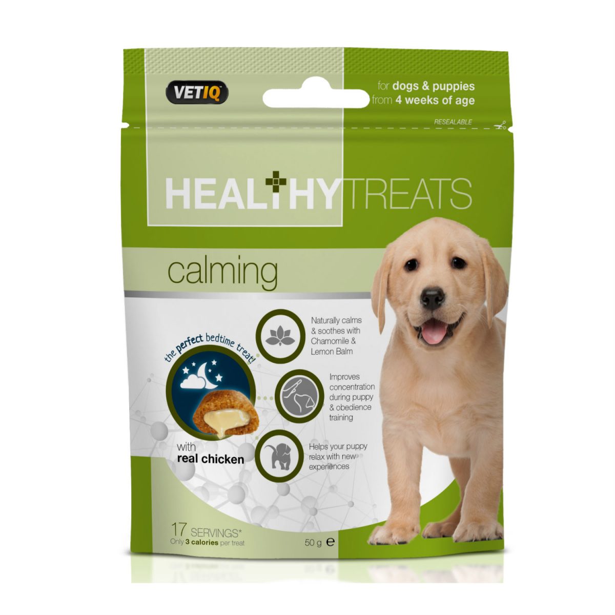 vetiq healthy treats dog calming 50gr