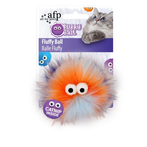 fluffy ball laranja