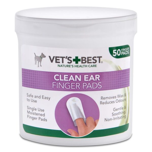 Vet's Best Toalhitas de Orelhas 50un