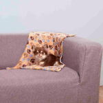 Manta "Laslo" Bege 100x70cm - Image 2