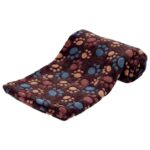 Manta "Laslo" 100x70cm Castanha Escura