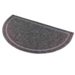 Tapete Semi-Circular em PVC para WC Antracite