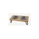 Rosewood Pet Wooden Double Dinner - Image 2