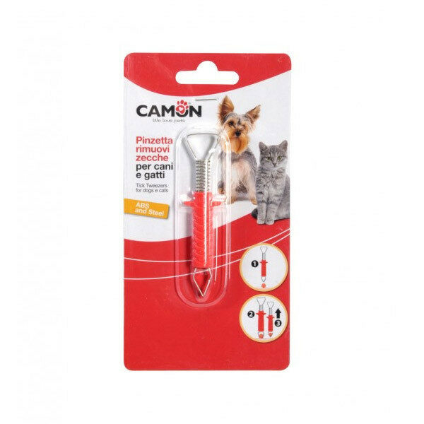 pinça elimina carraças camon