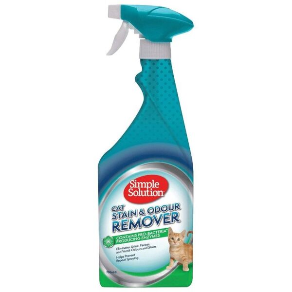 spray removedor urina gato 750ml simple solution