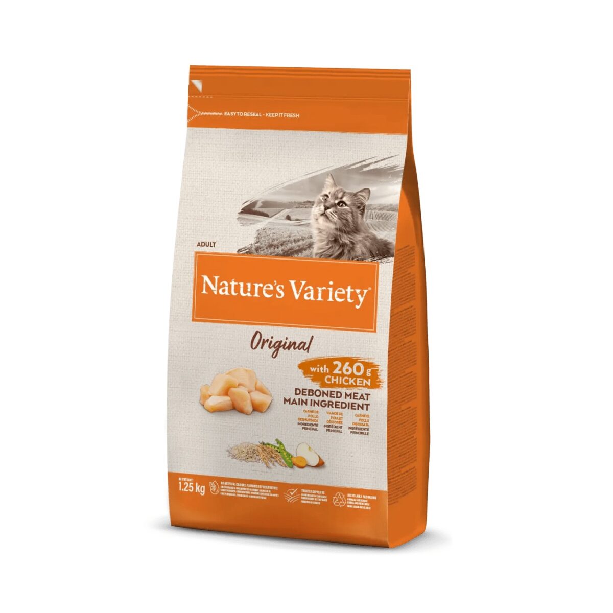 1 NV CAT ORIGINAL FRANGO 1,25KG WEPET