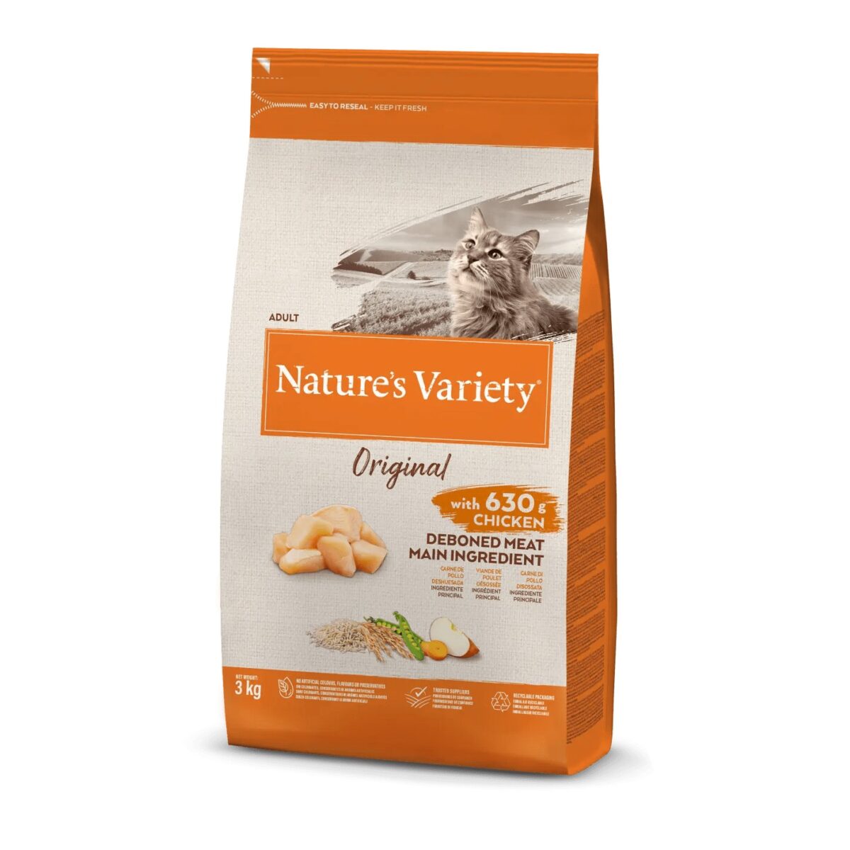 2 NV CAT ORIGINAL FRANGO 3KG WEPET