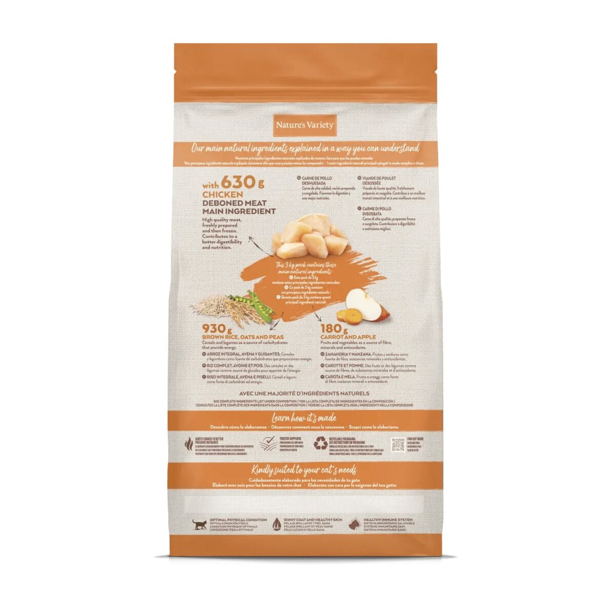 22 NV CAT ORIGINAL FRANGO 3KG WEPET
