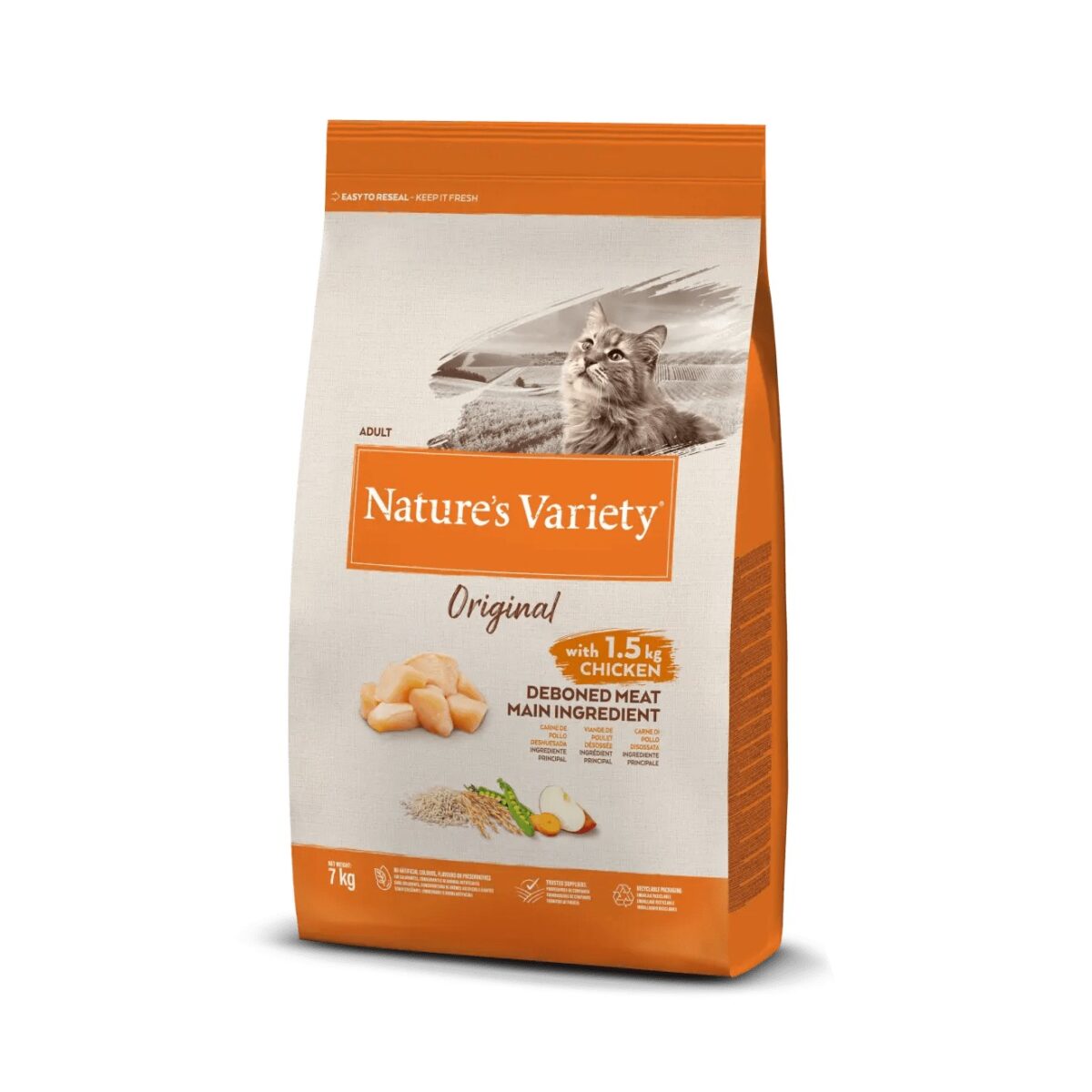 3 NV CAT ORIGINAL FRANGO 7KG WEPET