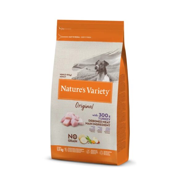 nature's variety dog no grain mini adult peru