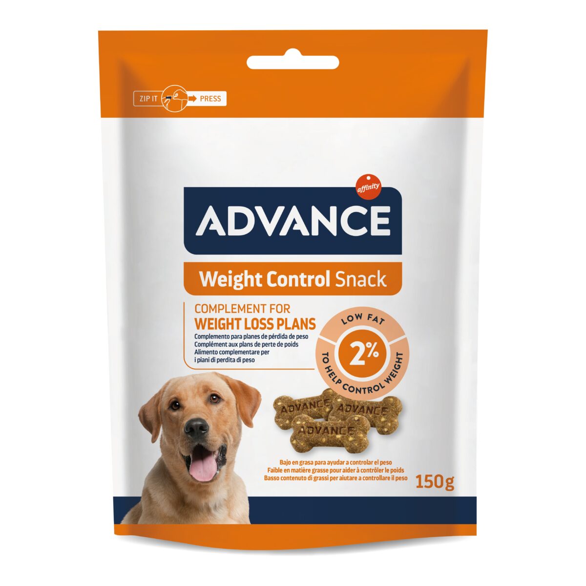 ADV DOG SNACKS WEIGHT CONTROL 150 GR WEPET