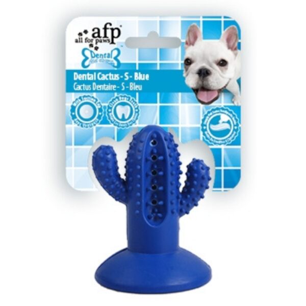 brinquedo cão afp dental chews cactus azul s