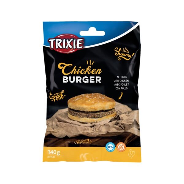 snack chicken nurguer 9cm 140gr trixie
