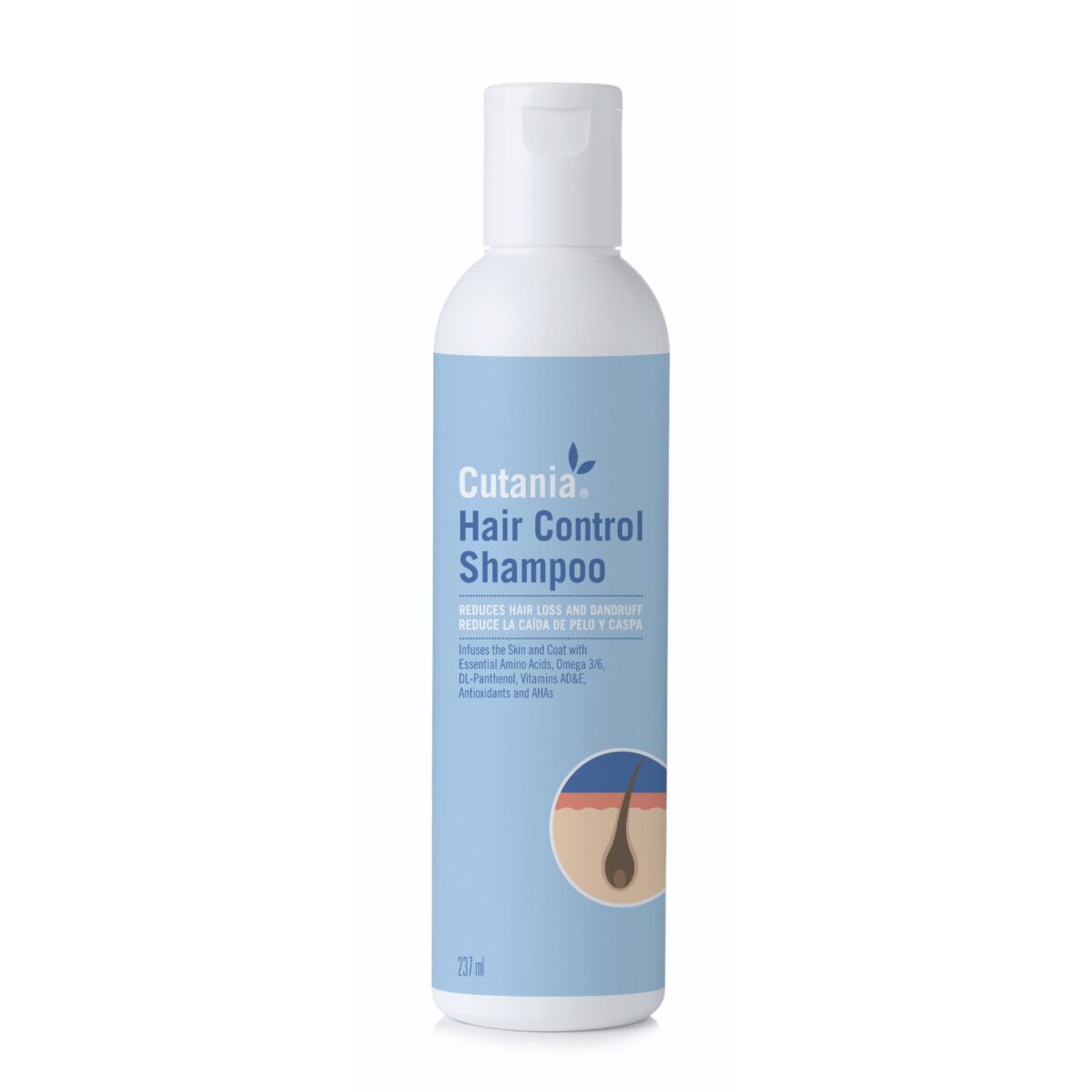 Cutania Hair Control Shampoo (1) cutania hair control champo 236ml vetnova