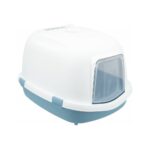 toilete primo xxl com porta 56x47x71cm azul/branco