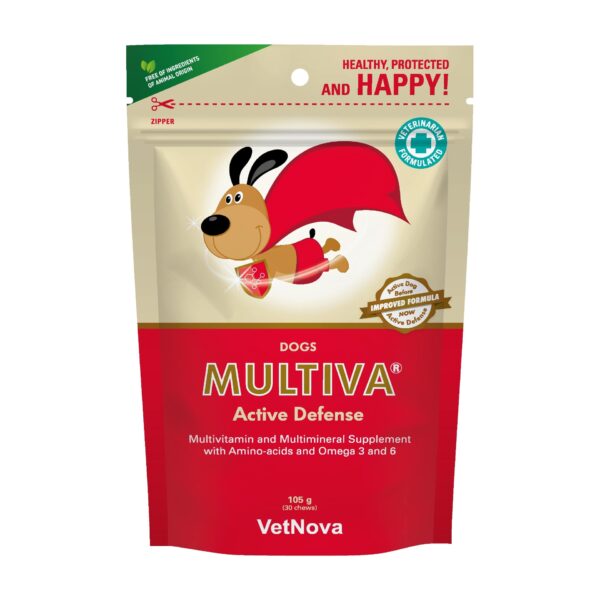 Multiva Active Defense Dogs 30 chews vetnova wepet
