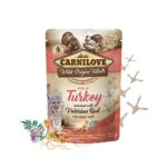 carnilove cat wet cat turkey c/ valerian 85gr
