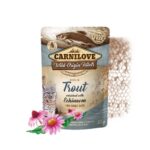carnilove wet cat trout with echinacea 85gr