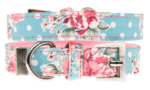 Conjunto Coleira e Trela Rosa Vintage - Image 2