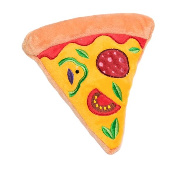 PIZZA PLUSH SQUEAKY TOY
