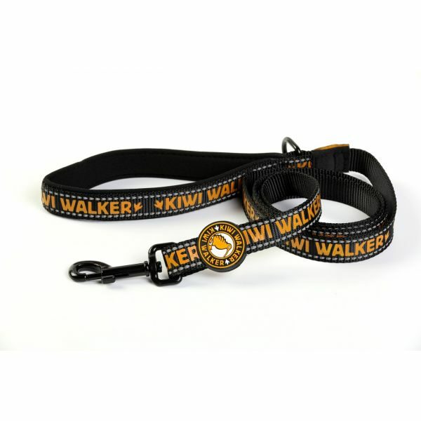 dog lead m orange kiwi walker