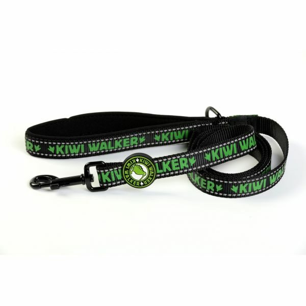 kiwi walker dog lead m green
