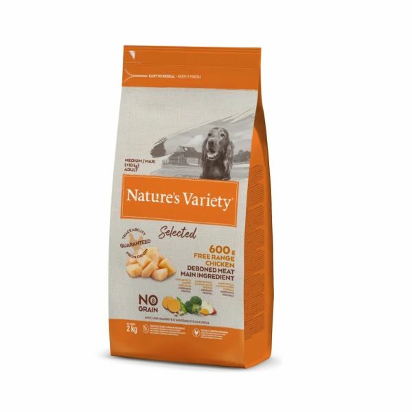 Nature's Variety Dog Selected Medium/Maxi Frango Criado ao Ar Livre