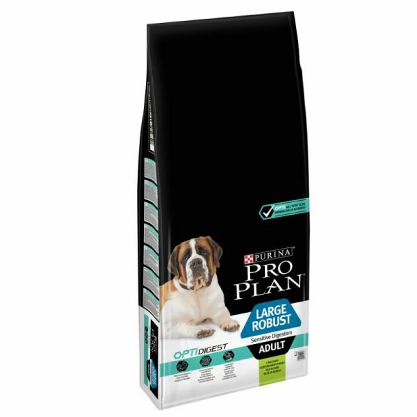 purina pro plan adult large robust sensitive digestion optidigest lamb 14kg