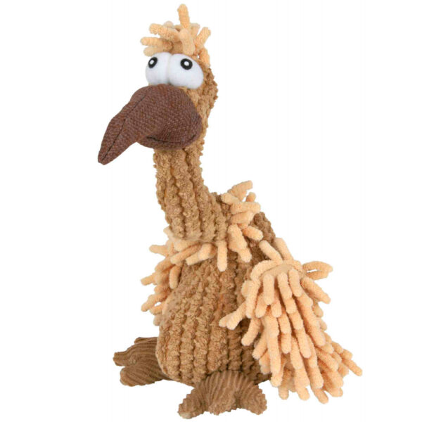 abutre tecido pelucia com som 24cm trixie