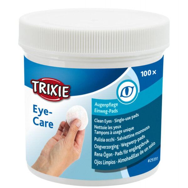 discos limpeza de olhos cão 100un trixie