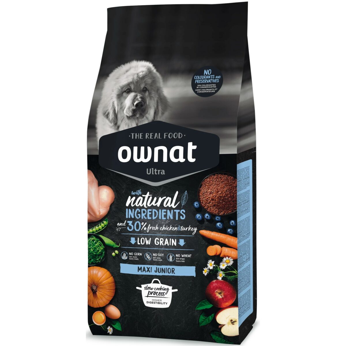 ownat ultra maxi junior chicken e turkey 14kg