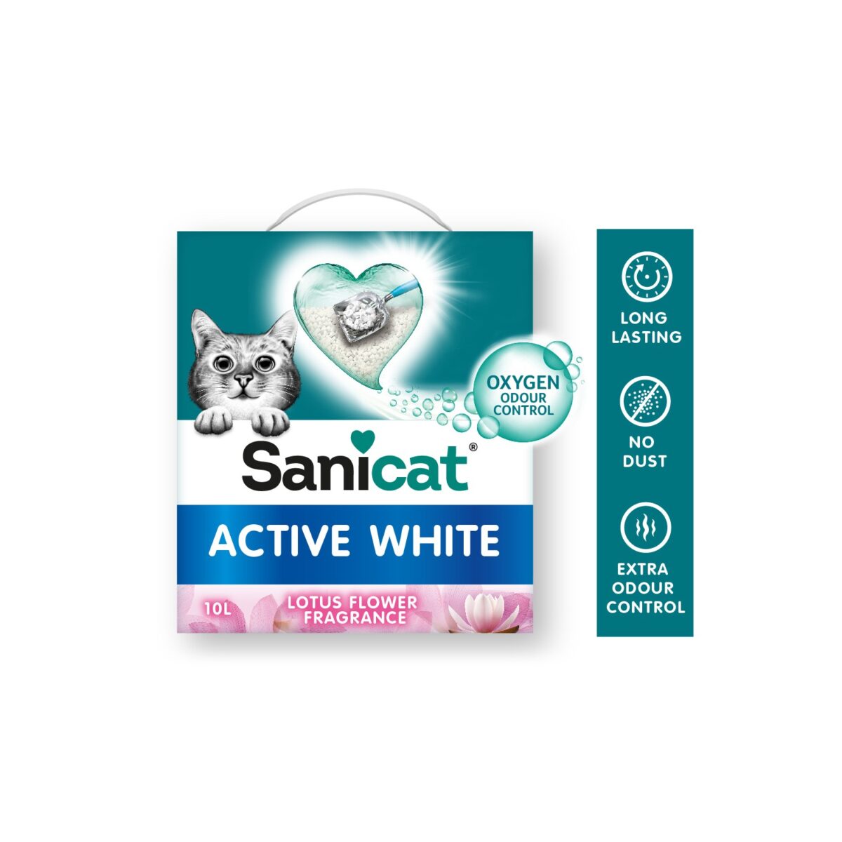 Sanicat Active White Lotus Flower 10L - Image 2