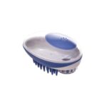 m-pets escova + dispensador de champo rubeaz cão gato wepet