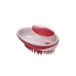 m-pets escova + dispensador champo rubeaz cão gato wepet