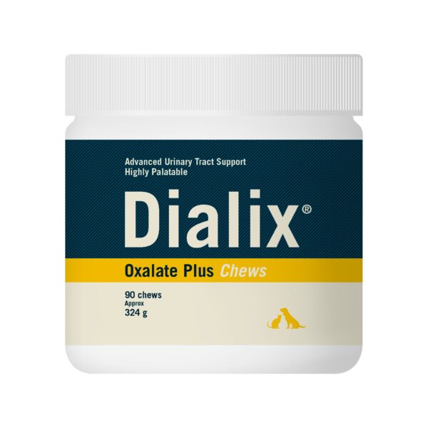 dialix oxalate plus 90 chews vetnova wepet cão gato