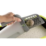 pá para caixa de areia com depósito catxpert wepet gatos wc