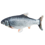peixe em tecido com movimento usb e catnip wepet