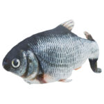 peixe em tecido com movimento usb e catnip wepet