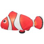 peixe palhaço com movimento usb e catnip wepet