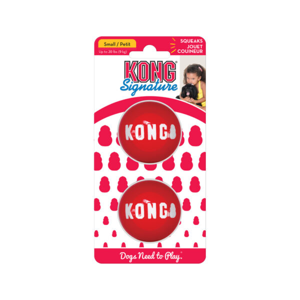 WEPET KONG SIGNATURE BALLS 2UN BRINQUEDO CÃO