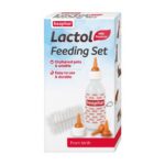 BEAPHAR LACTOL KIT: BIBERON + 6 TETINAS + LIMPIADOR WEPET CÃO GATO
