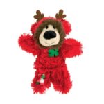 KONG HOLIDAY CAT SOFTIES PAJAMA BEAR wepet gatos